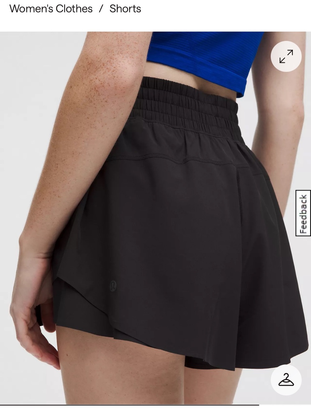 EUC lululemon Shake It Out High-Rise Running Short 2 size M